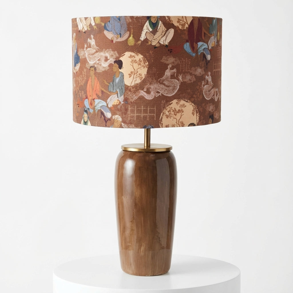 Chai El Yapımı Seramik Abajur