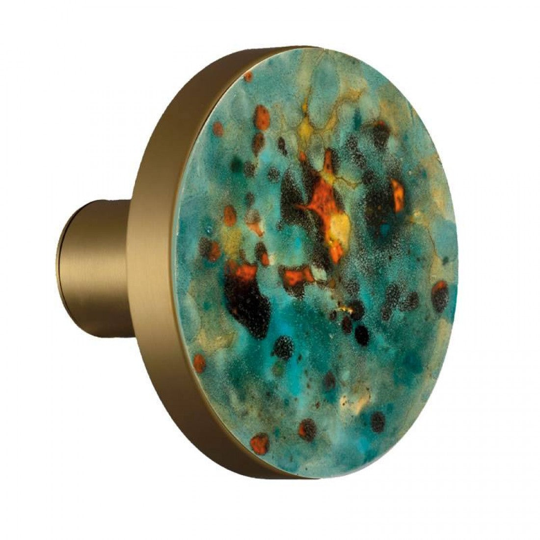 Chamaleon Mavi Seramik Aplik