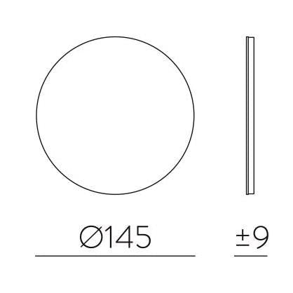 Chamaleon Siyah Mermer Aplik