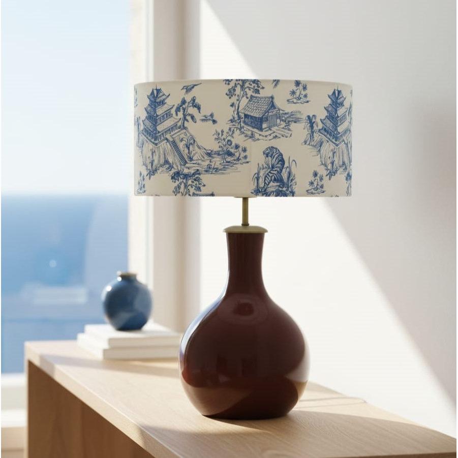 Chamonix El Yapımı Ahşap Abajur