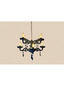 Chandelier Velvet Blue Mavi Avize
