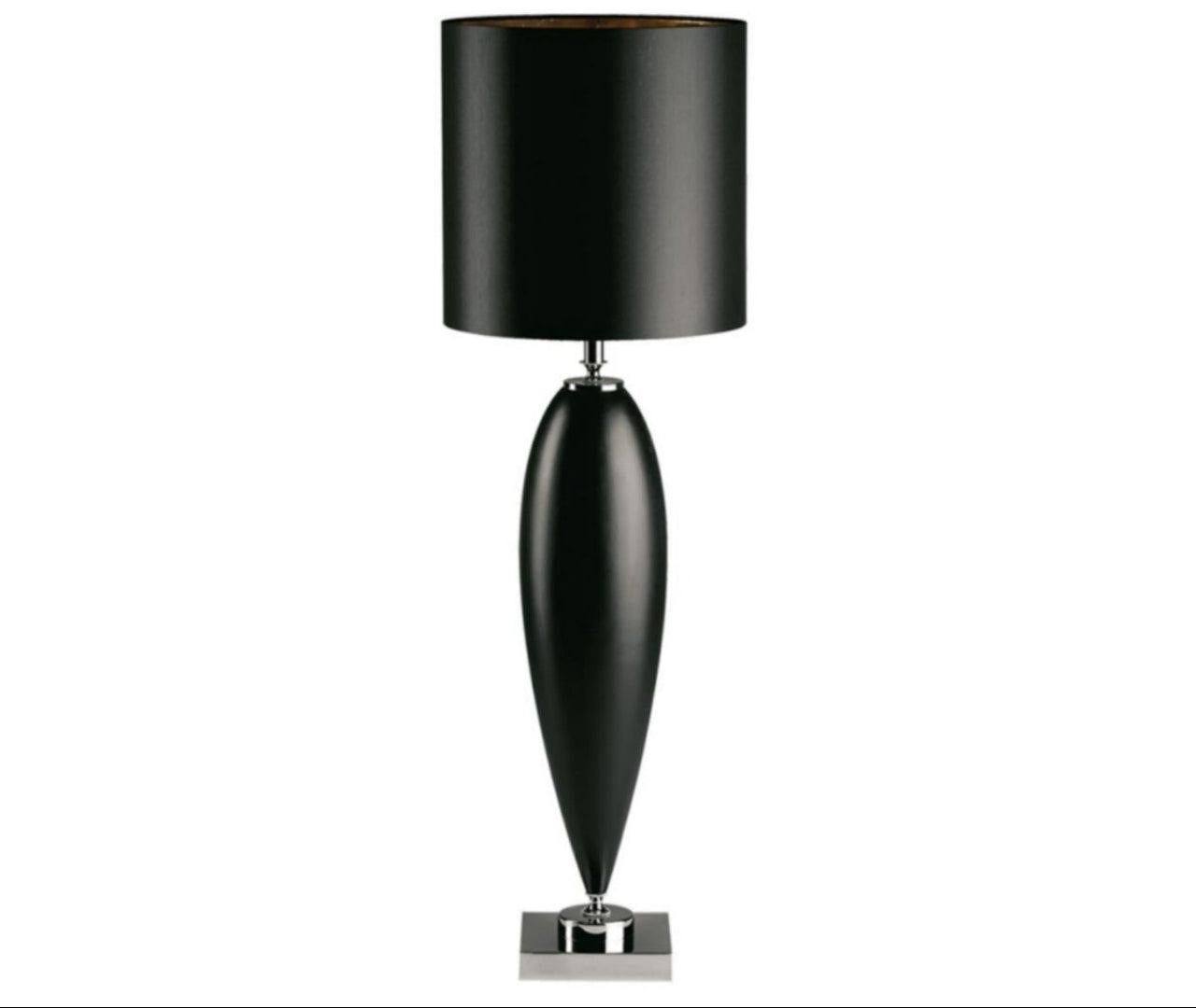 Charlotte Si̇yah Abajur