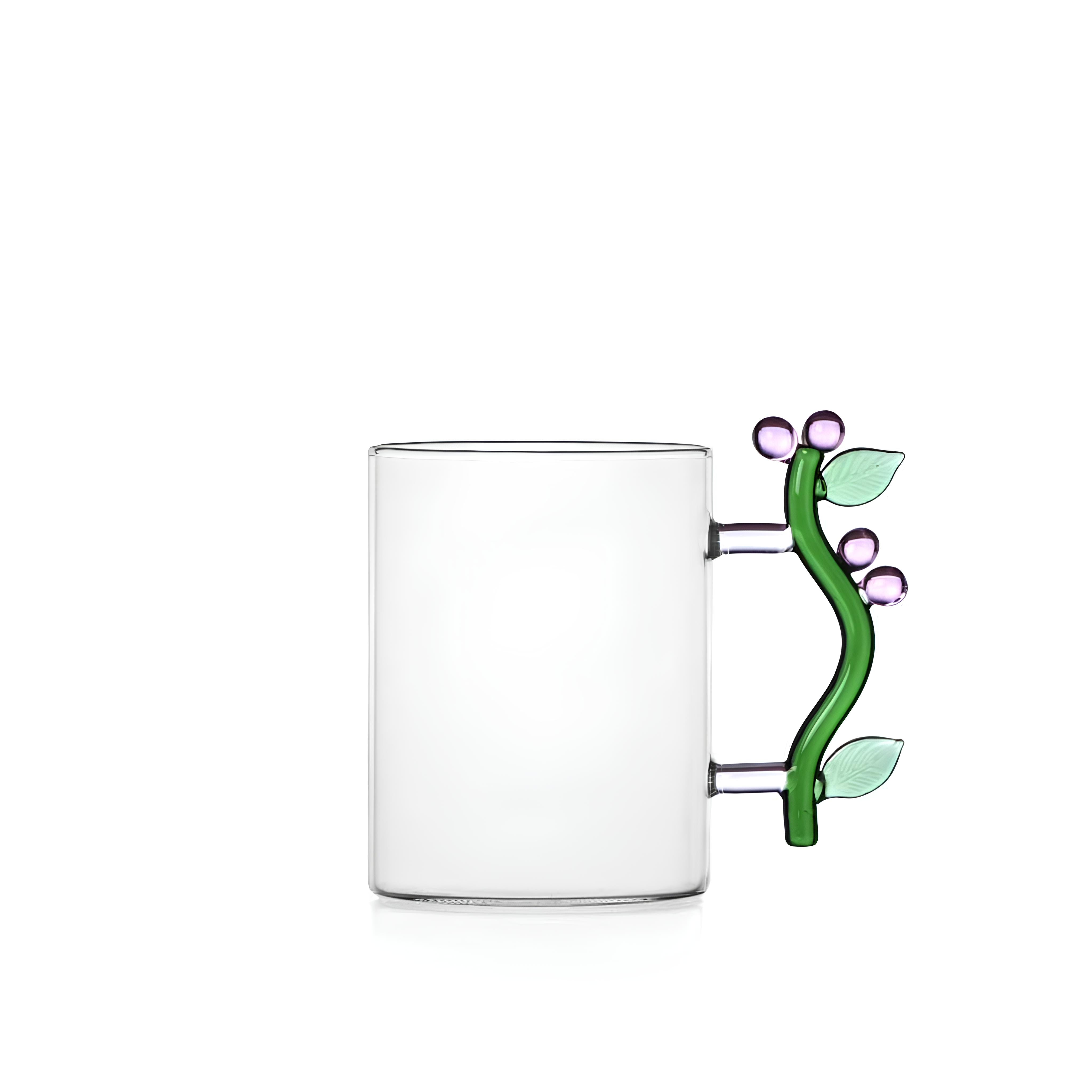 Çiçek Figürlü Cam Kupa No:2