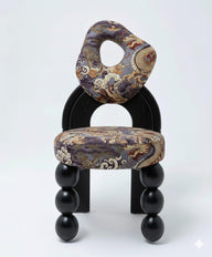 Ciel Drago Sandalye-Sandalye-Huba Concept-Siyah-Mor-NowShopFun