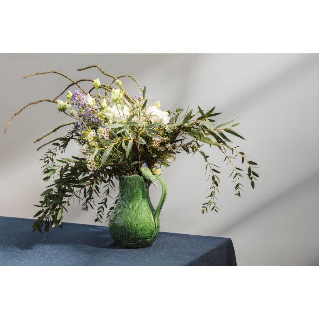 Cineraria Kuşlu Yeşil Sürahi