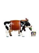 Clarabelle The Wine Cow - El Yapımı Dekoratif İnek Figürü (Cow Parade)