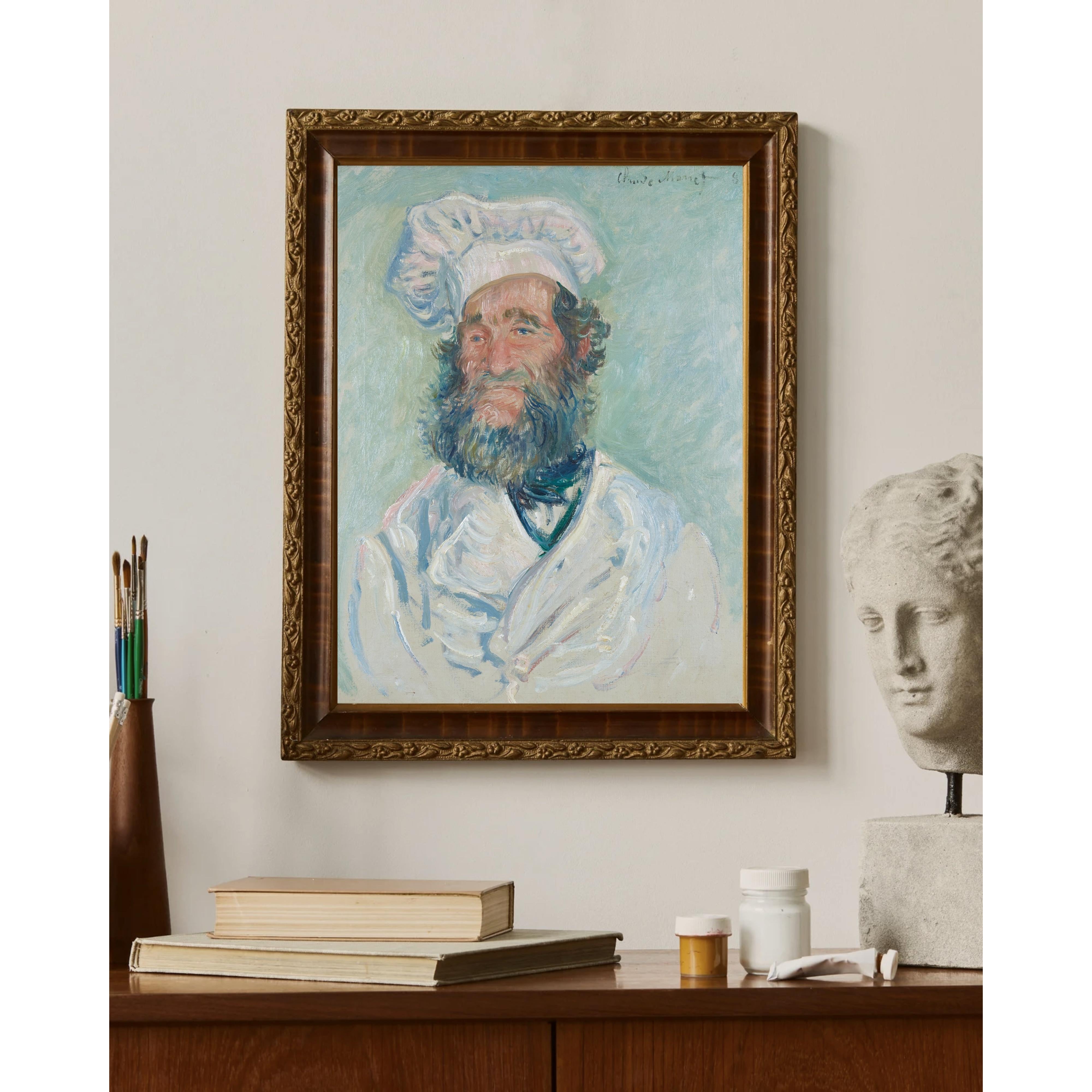 Claude Monet - Aşçı Fine Art Baskı