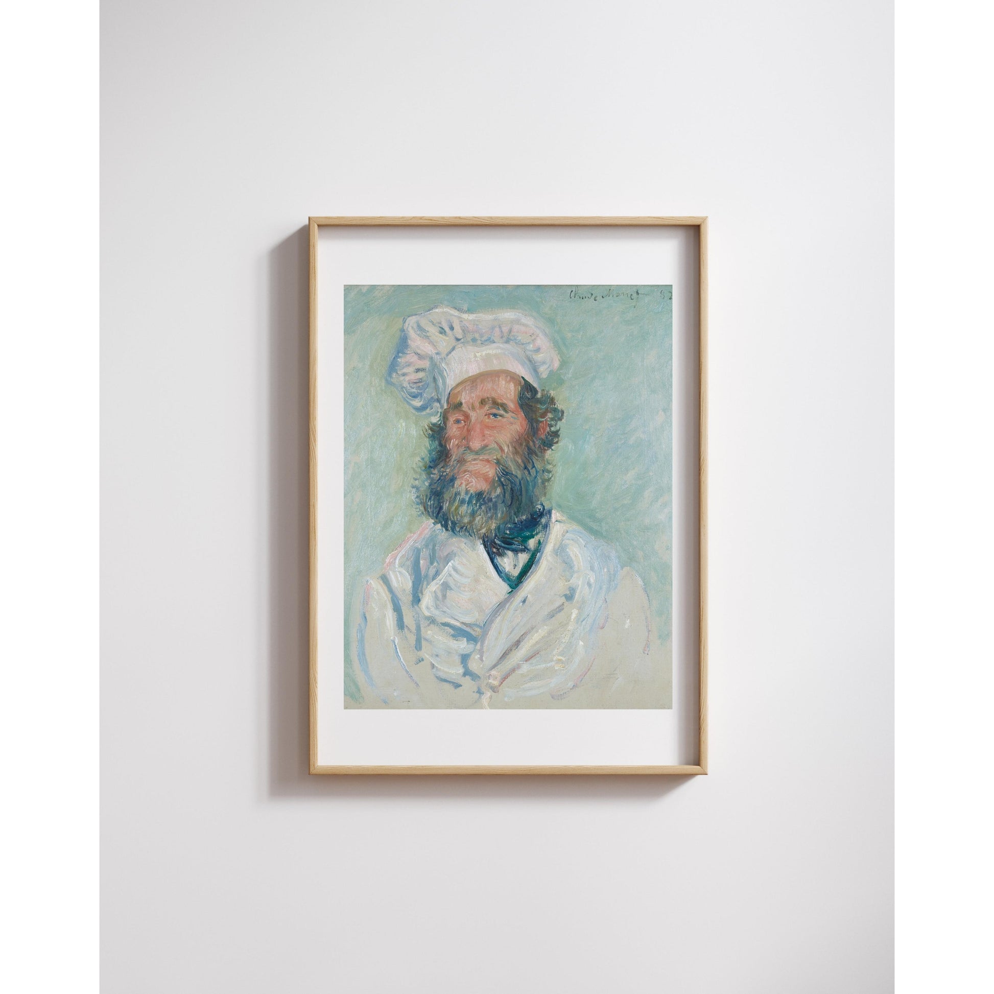 Claude Monet - Aşçı Fine Art Baskı