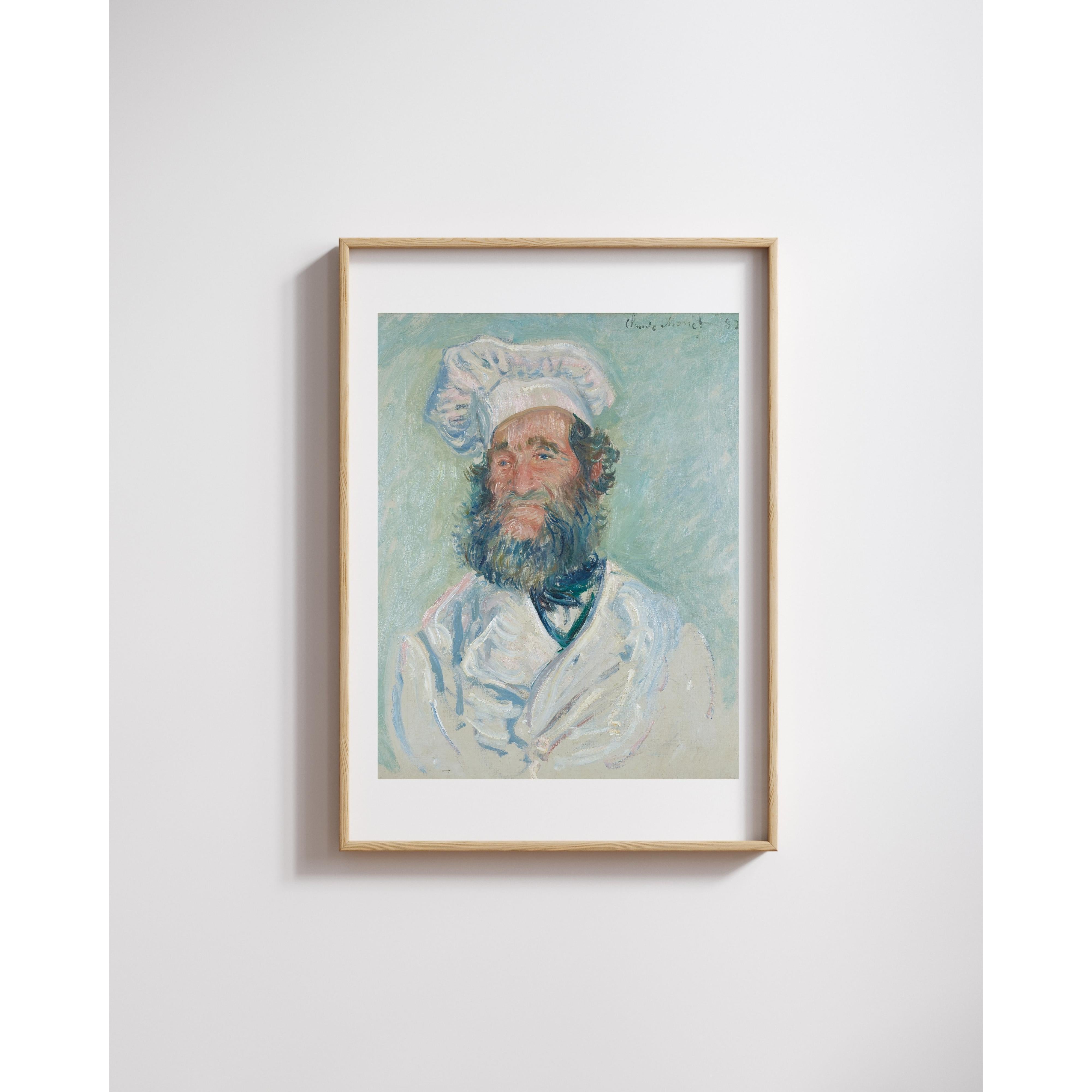 Claude Monet - Aşçı Fine Art Baskı
