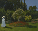 Claude Monet - Bahçedeki Kadın Sainte - Adresse Fine Art Baskı