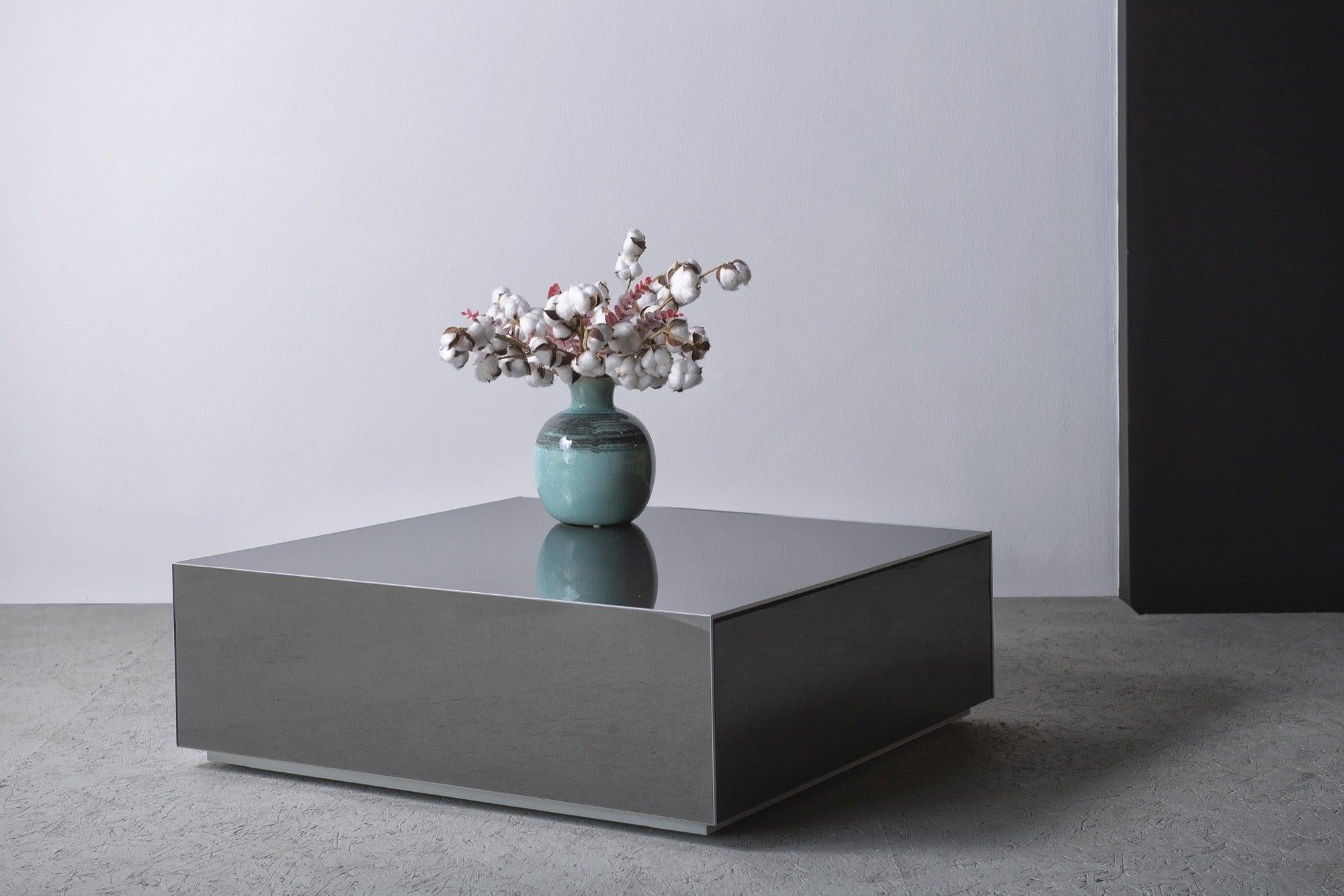 Cloud Çekmeceli Cam Orta Sehpa