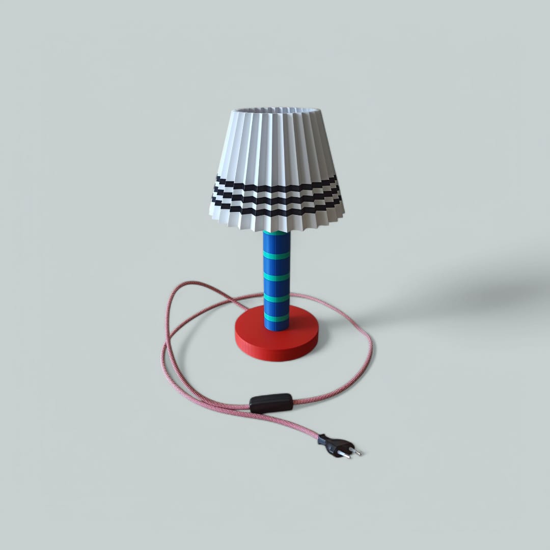 Çok Renkli Abajur No. 1