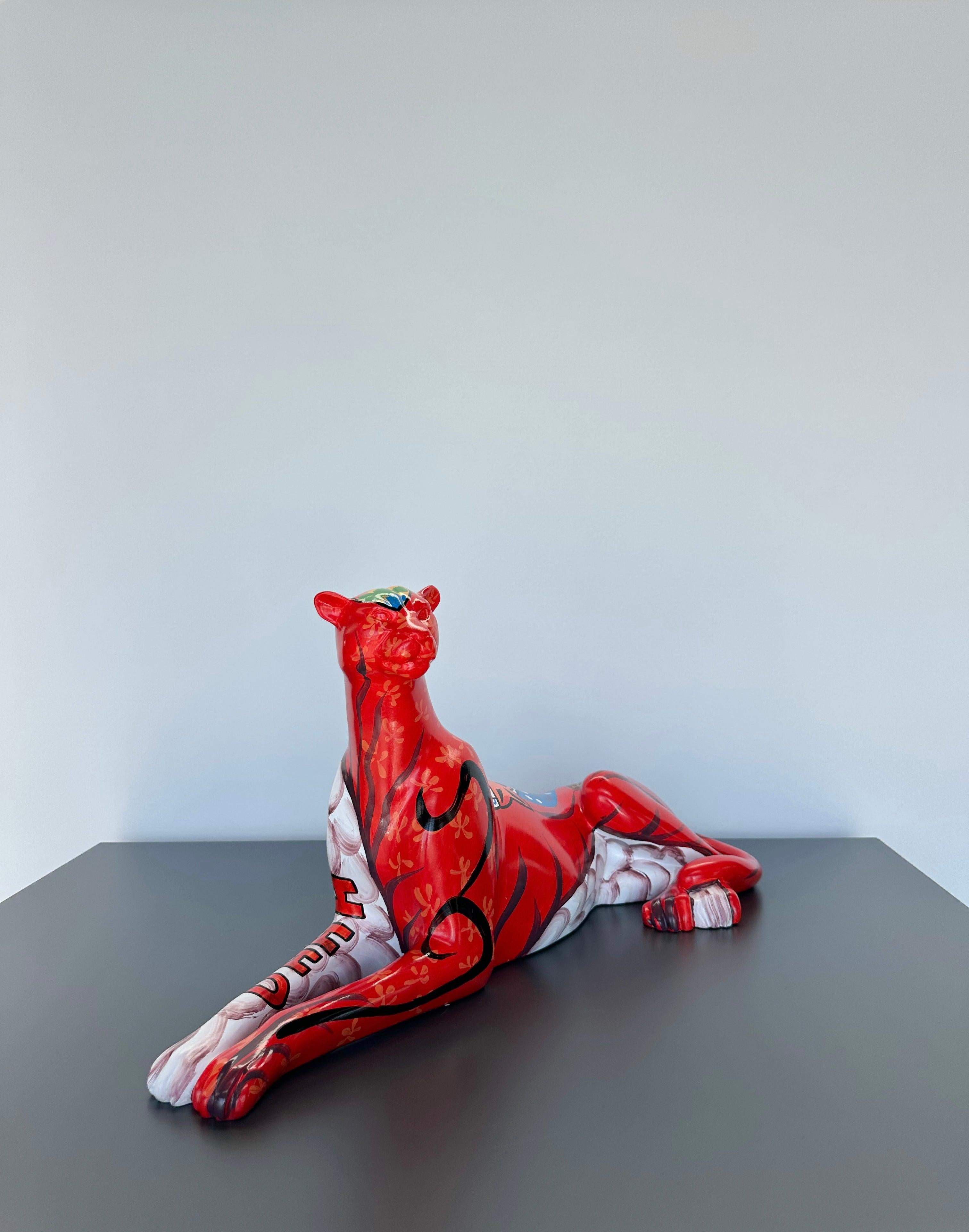 Çok Renkli Çita Dekoratif Obje