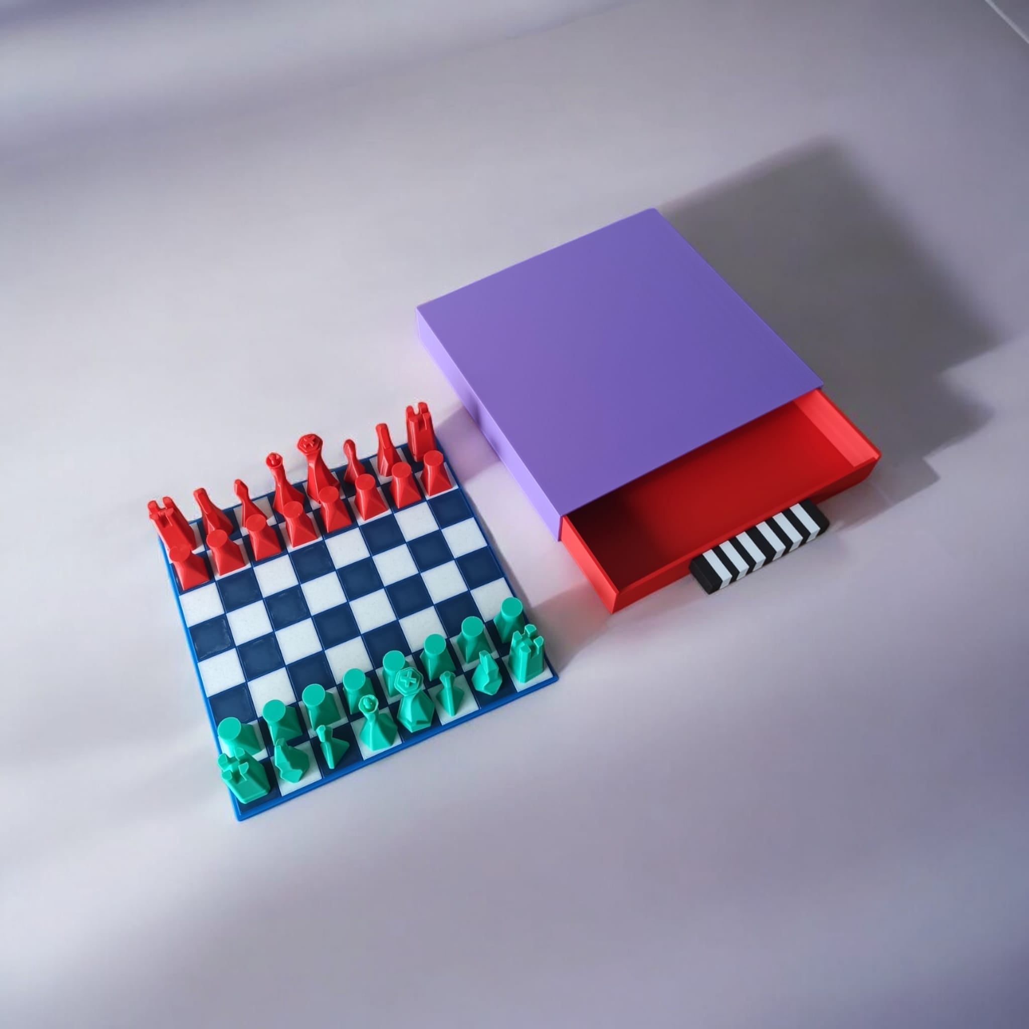 Çok Renkli Küçük Satranç Takımı No. 2