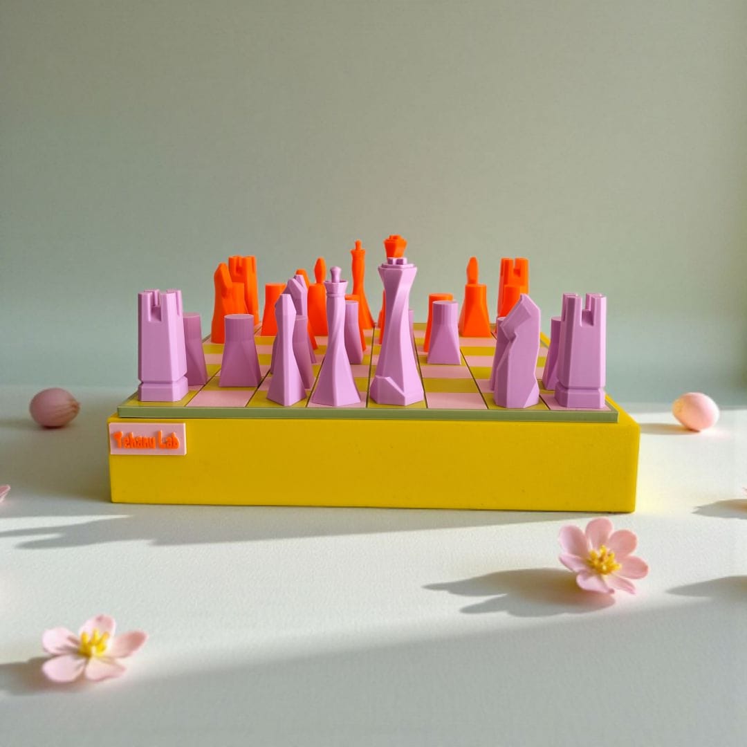 Çok Renkli Küçük Satranç Takımı No. 8