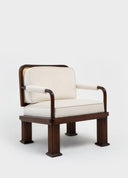 Column Chair Rattan Detaylı Tekli Koltuk