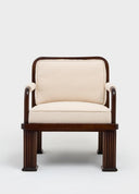 Column Chair Rattan Detaylı Tekli Koltuk