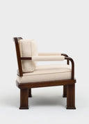 Column Chair Rattan Detaylı Tekli Koltuk