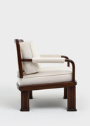 Column Chair Rattan Detaylı Tekli Koltuk