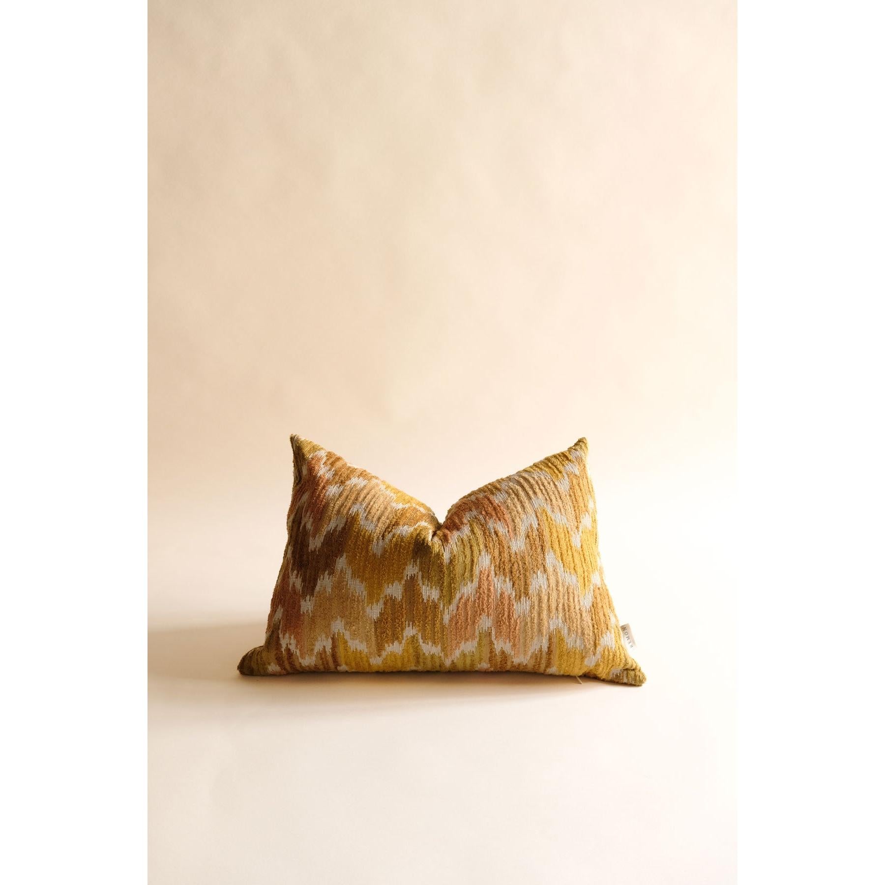 Corvia Kuş Tüyü Kırlent - Sarı