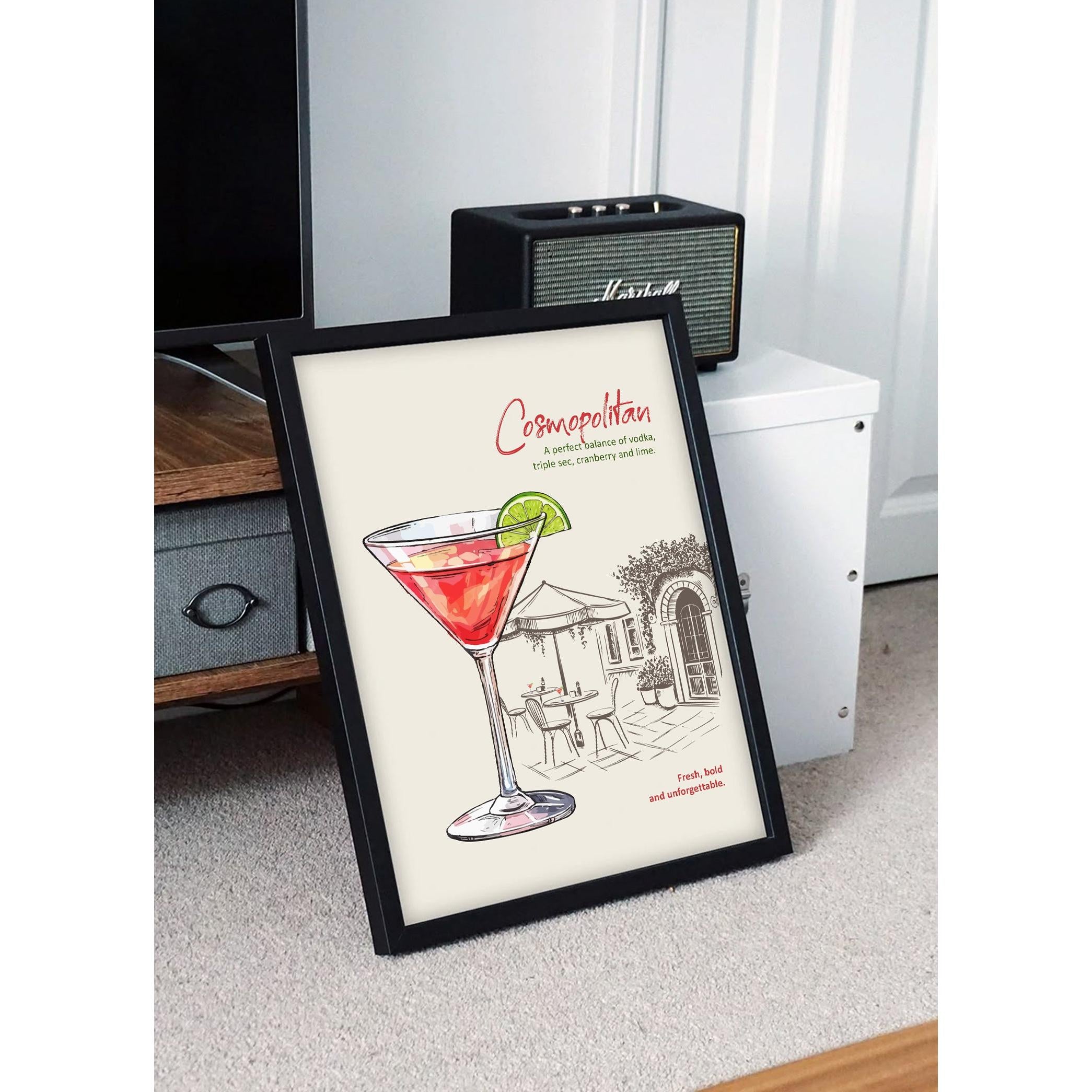 Cosmopolitan Kokteyl Posteri