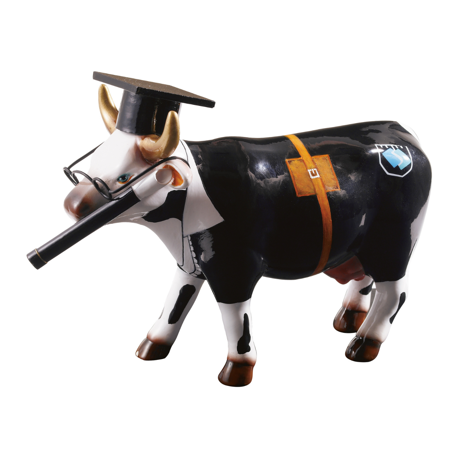 Cow Doutora - Graduation Cow - El Yapımı İnek Figürü