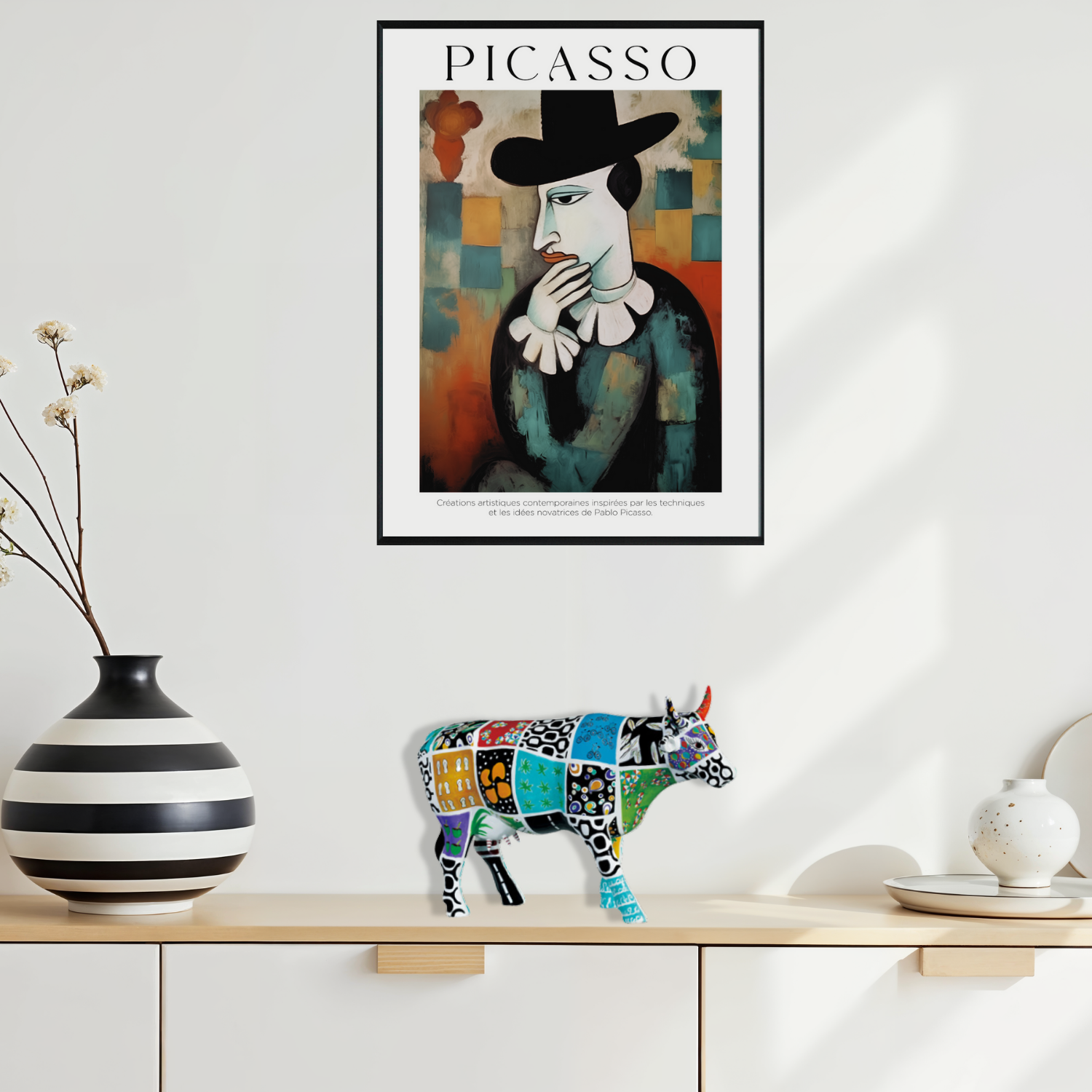 Cowcado De Ipanema - El Yapımı İnek Figürü