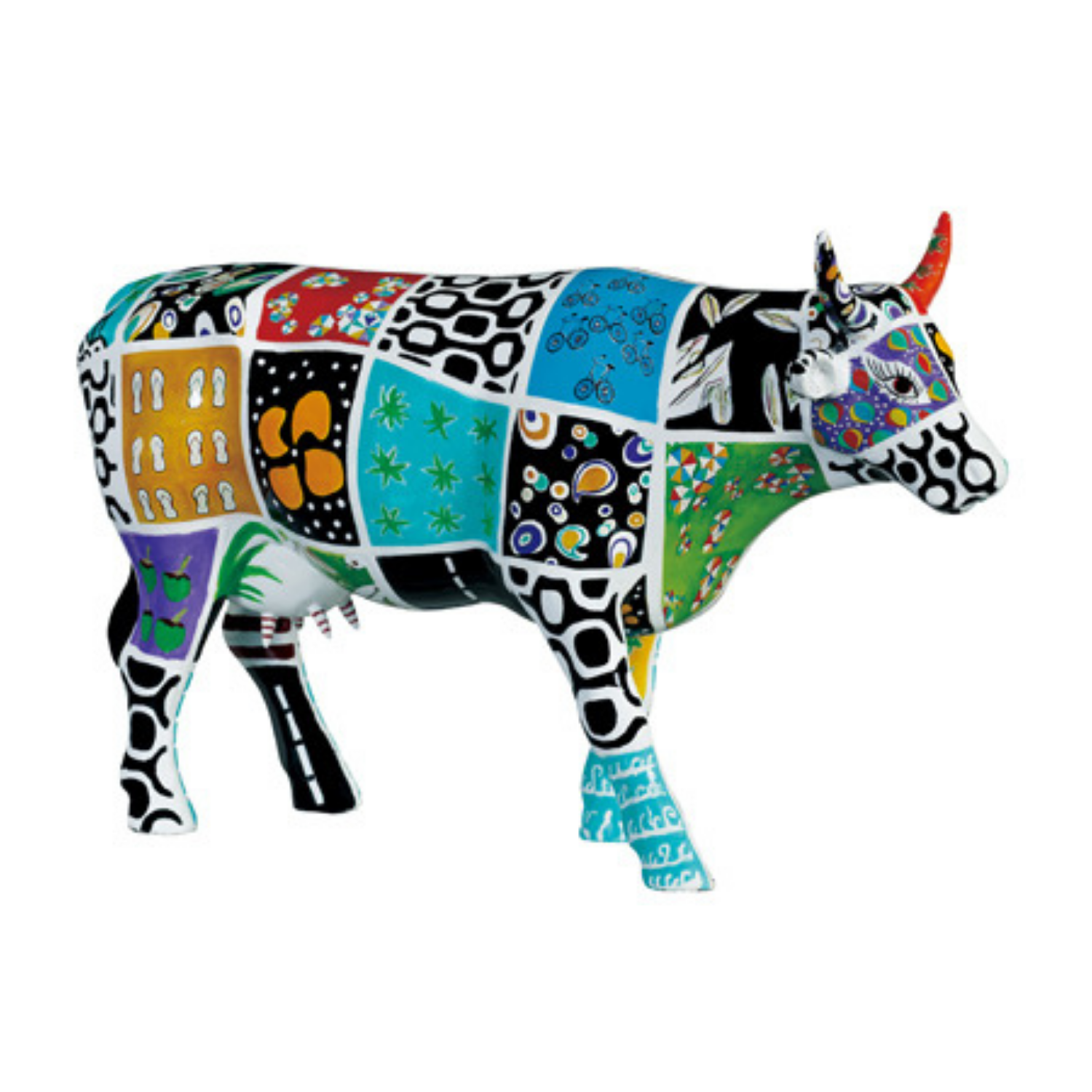 Cowcado De Ipanema - El Yapımı İnek Figürü