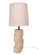 Crimp Vertino Bej Traverten Abajur