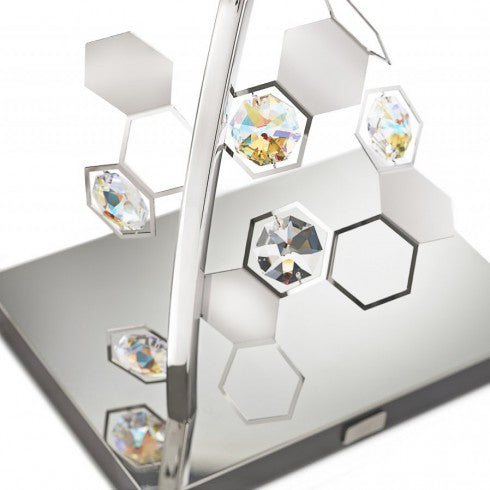 Crystalon Paslanmaz Çeli̇k Masa Lambası