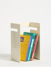 Cube Kitaplık Ve Çalışma Masası Düzenleyici - Krem