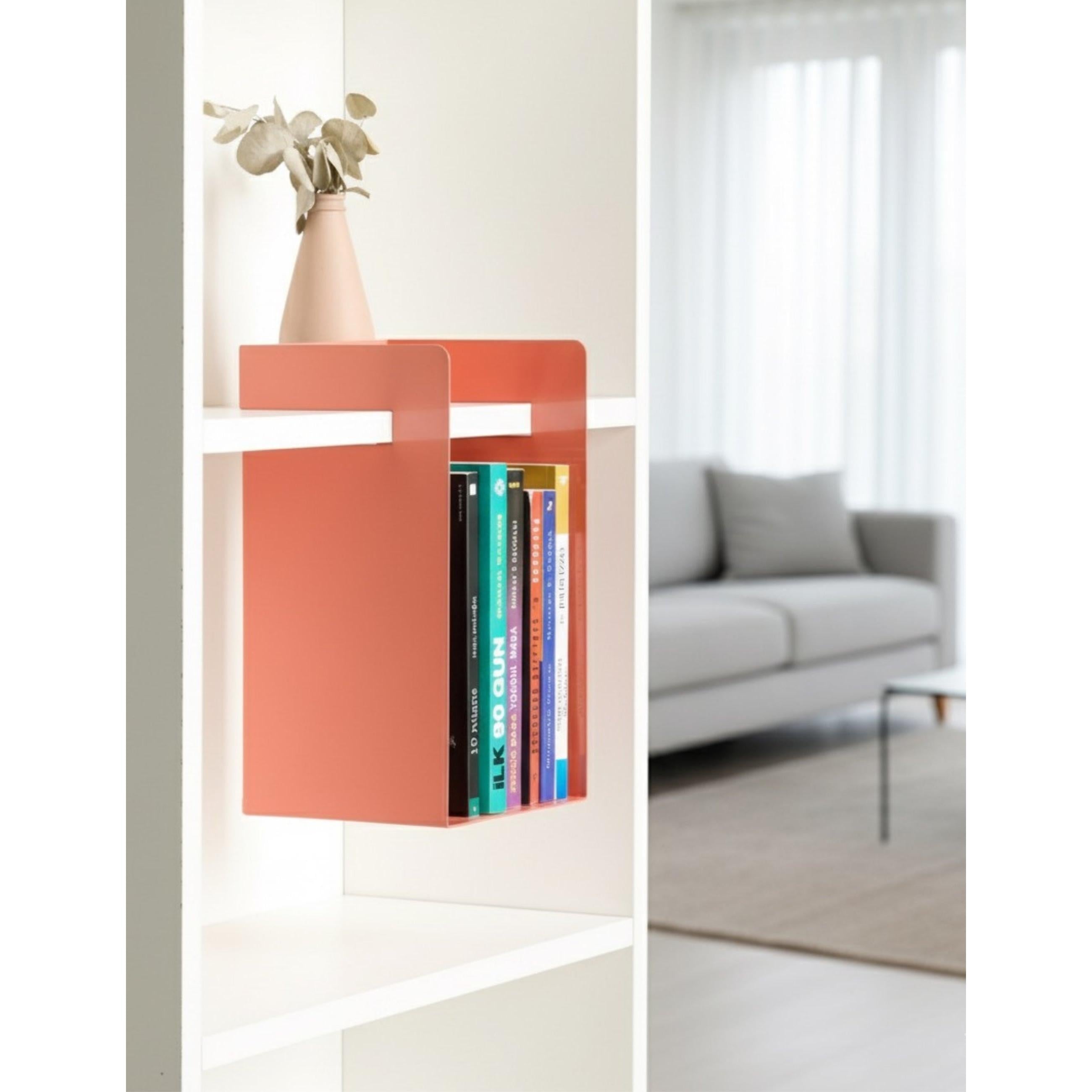 Cube Kitaplık Ve Çalışma Masası Düzenleyici - Somon
