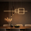 Cubiform Sarkıt Led Avize 120 Cm