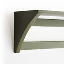 Curve Raf - 75 cm | Çimento Gri - So-Mass