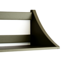 Curve Raf - 45 cm | Çimento Gri - So-Mass