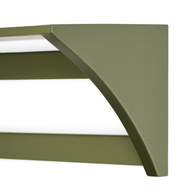 Curve Raf - 45 cm | Çimento Gri - So-Mass