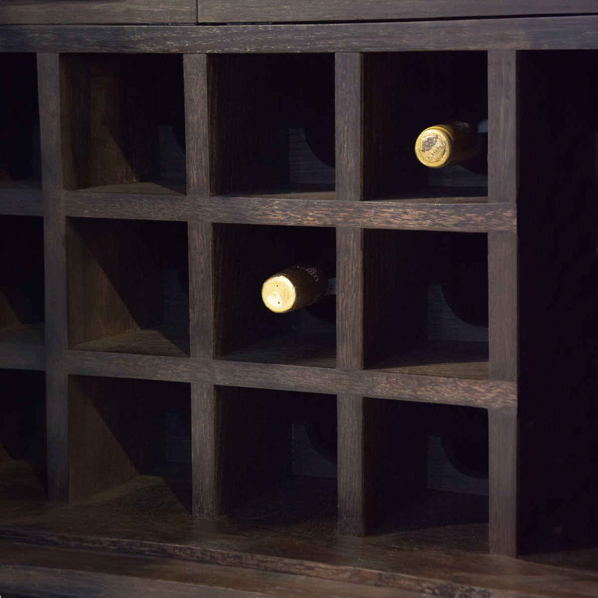 DOCIA Bar / İçki /Kokteyl Dolabı, Meşe, Çıtalı