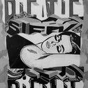Concrete Confessions #10 Tablo-Tablo-The Clique Artworks-27 x 37 x 4 cm/10.6 x 14.5 x 1.5 in-Tuval üzerine beton-Siyah patinalı doğal ahşap çerçeve 0.5 x 4 cm/0.1 x 1.5 in-NowShopFun