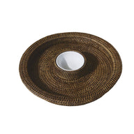 Rattan Atıştırmalık Tepsi-Sunum Tabağı-King Zoo-NowShopFun
