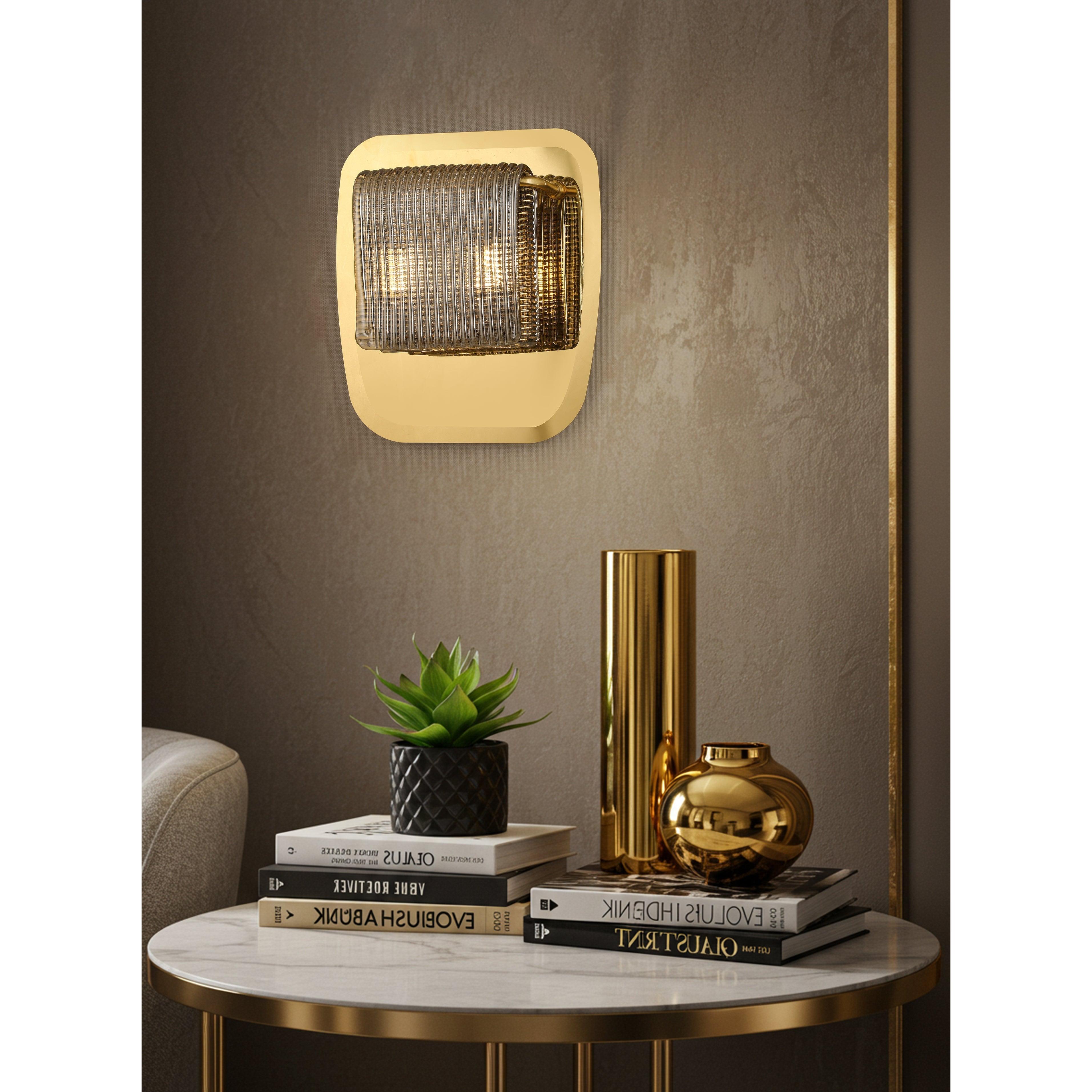 Daisy Kesik Füme Cam Aplik