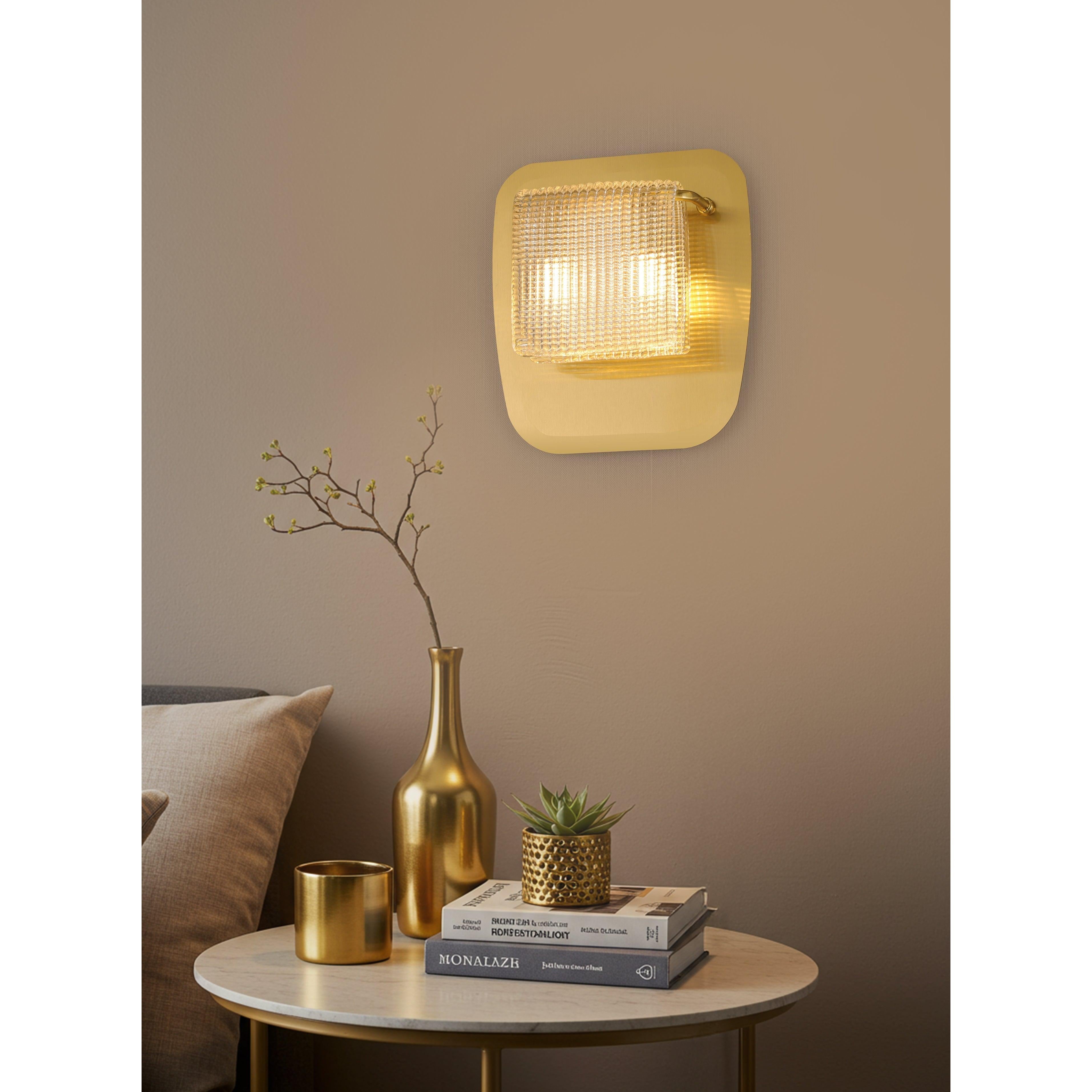 Daisy Kesik Füme Cam Aplik