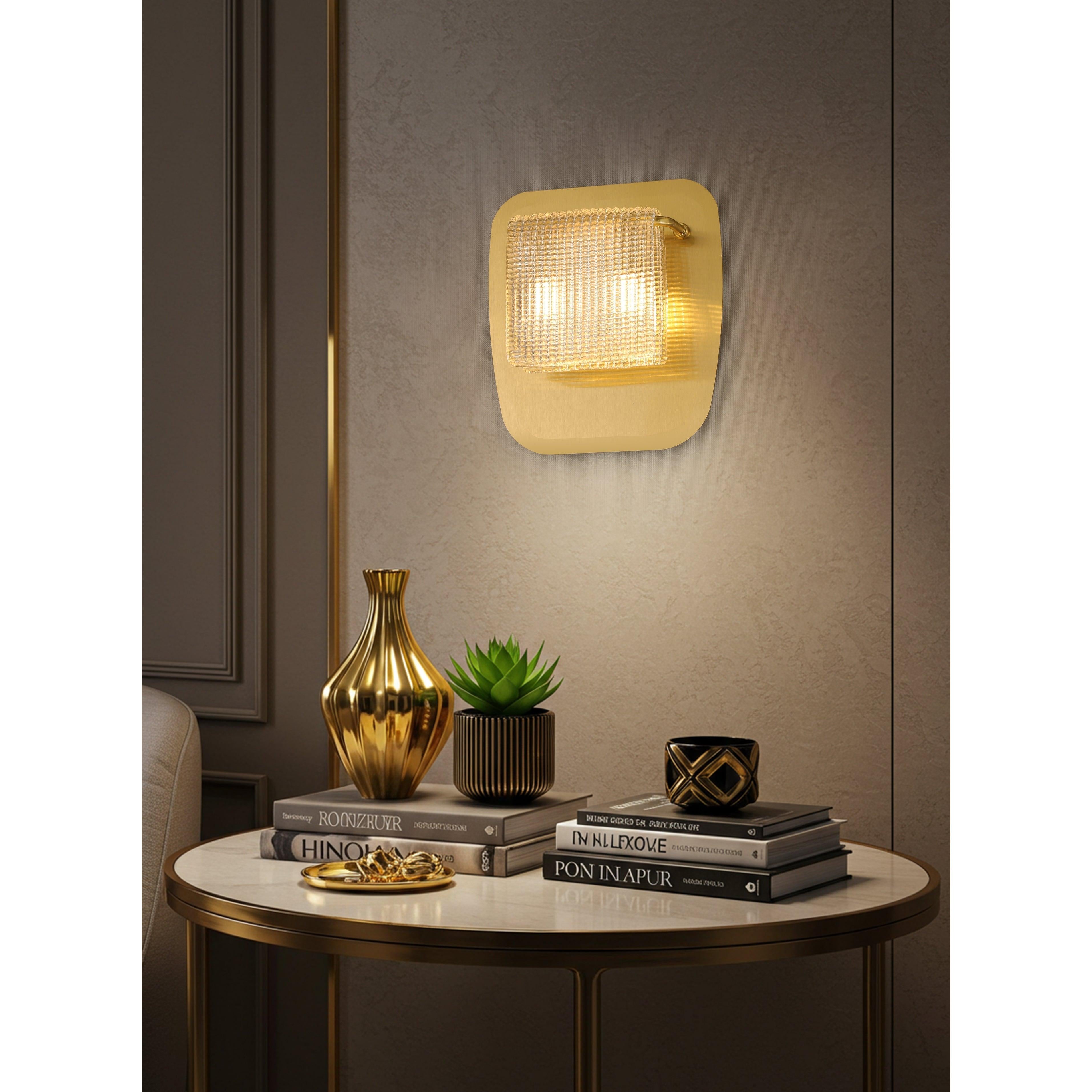 Daisy Kesik Füme Cam Aplik