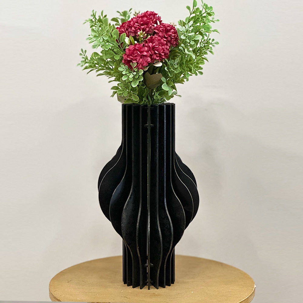 Dalga Siyah Dekoratif Obje