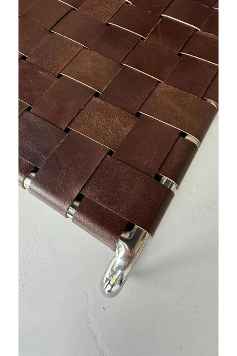 Dan Form Straps Ding Deri Örgü Sandalye