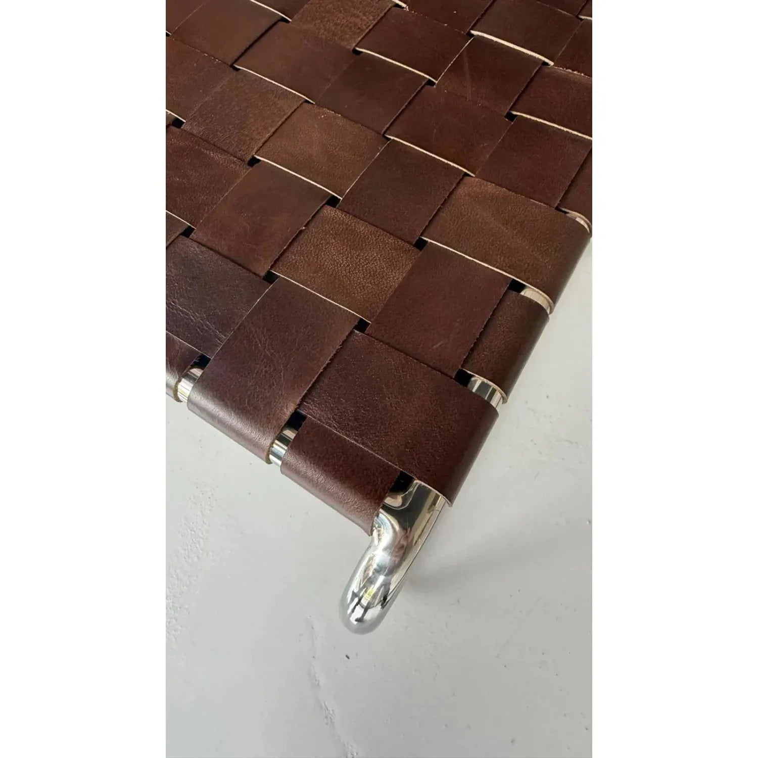 Dan Form Straps Ding Deri Örgü Sandalye