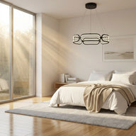 Dashing II Sarkıt Led Avize 60 Cm-Avize-Voxlamp-2700 Kelvin-Siyah-NowShopFun
