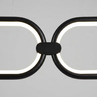 Dashing II Sarkıt Led Avize 60 Cm-Avize-Voxlamp-2700 Kelvin-Siyah-NowShopFun