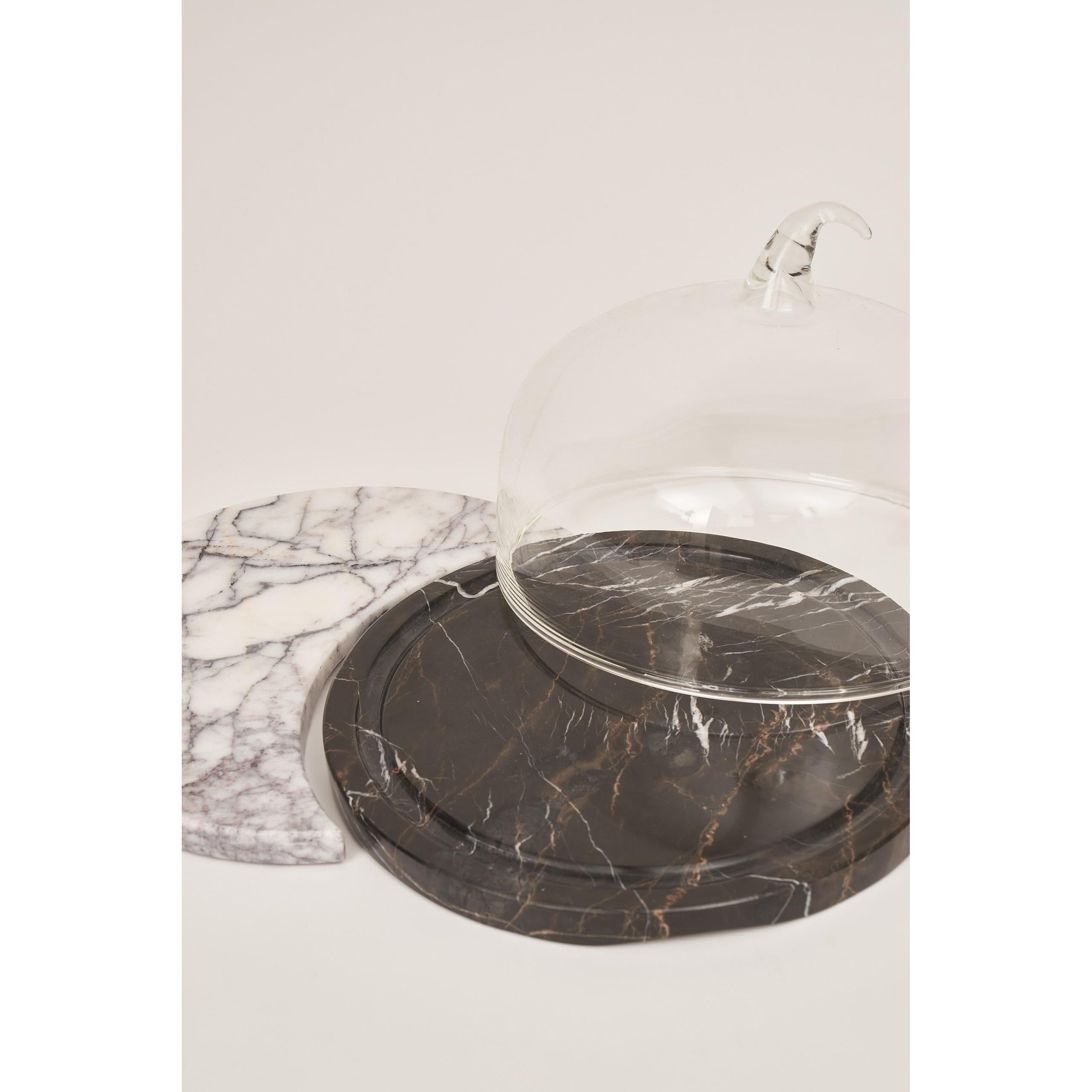 Day & Night Mermer Cam Kapaklı Sunumluk