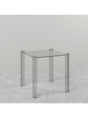De Stijl Cam Yan Sehpa - Büyük, Şeffaf