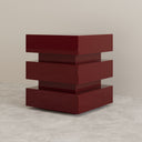 De Stijl Cubic Yan Sehpa / Tabure Küçük, Bej